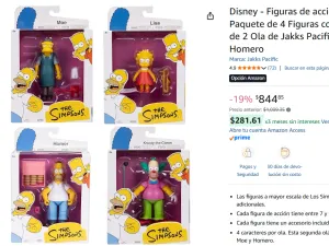 WAVE 2 DE LOS SIMPSONS 5 PULGADAS