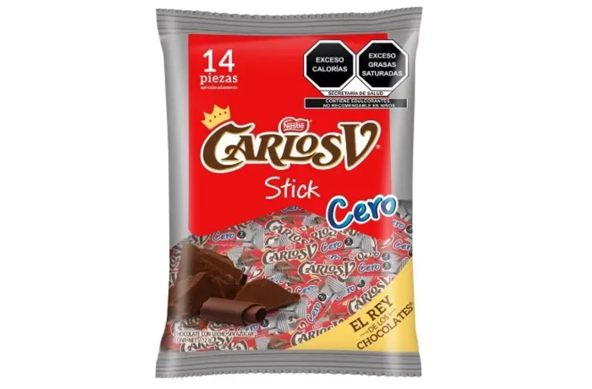 Chocolates Nestlé - Bastones Carlos V Cero