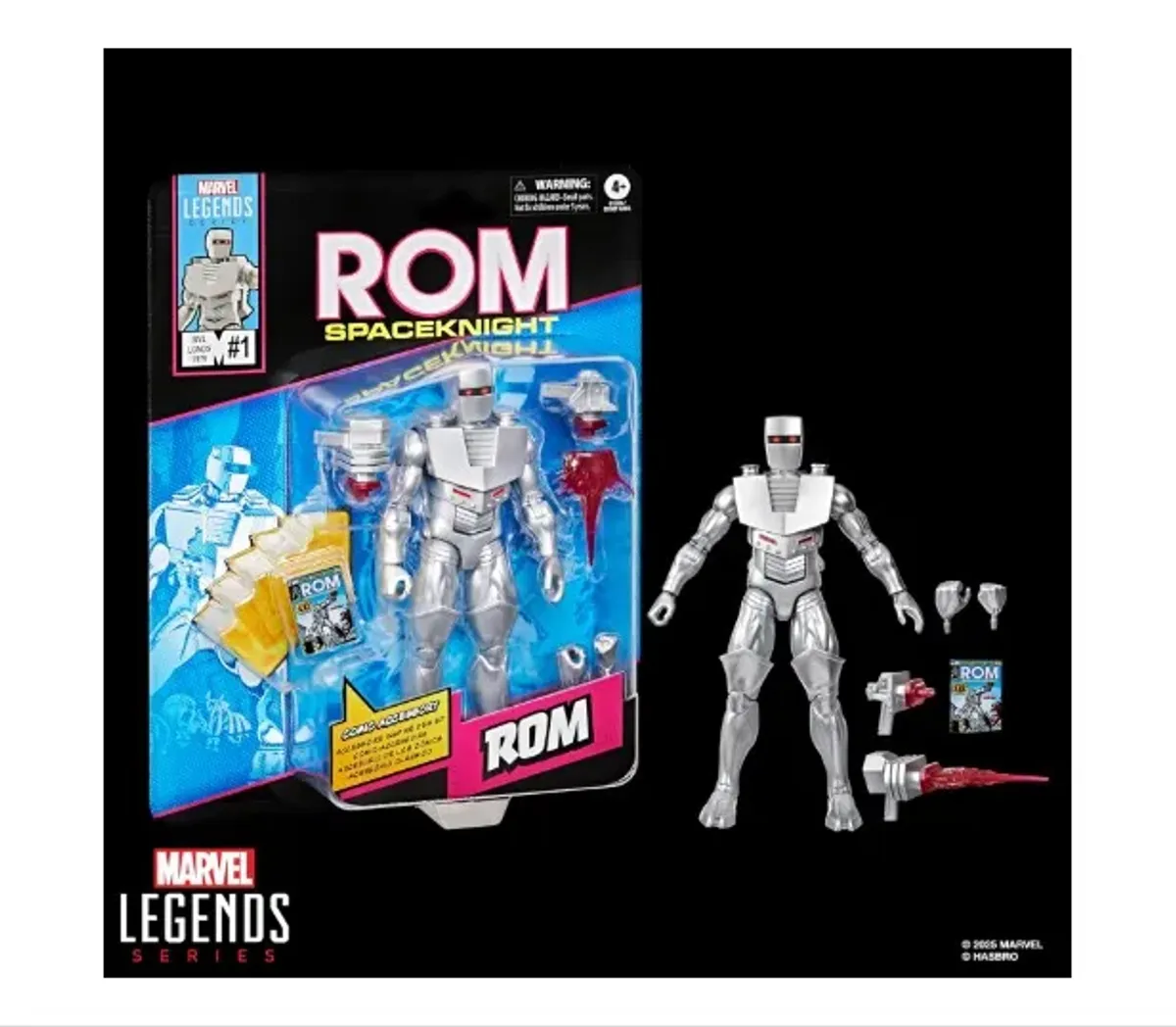 Marvel Legends Series, ROM: Spaceknight, Figura de acción Inspirada en los cómics
