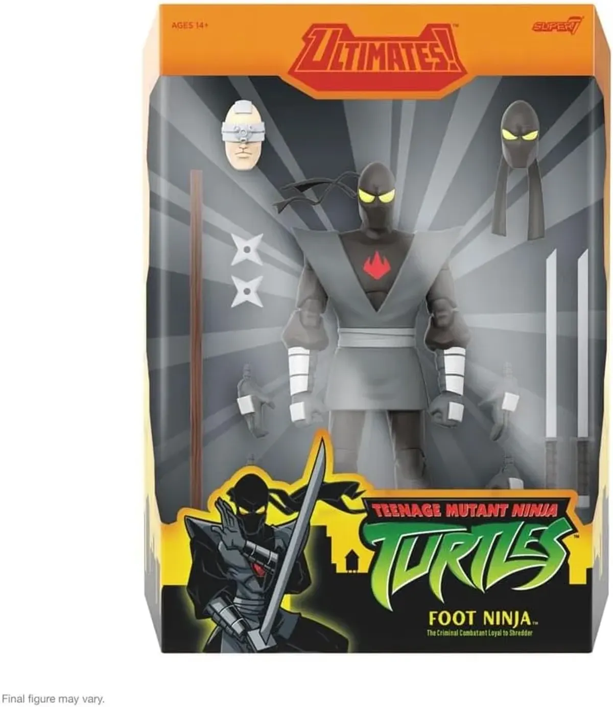 YA EN AMAZON EL FOOT NINJA DE TMNT SUPER7 ULTIMATES
