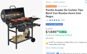 Asador De Carbón 