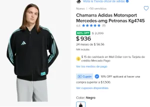 Chamarra Adidas Motorsport Mercedes-amg 