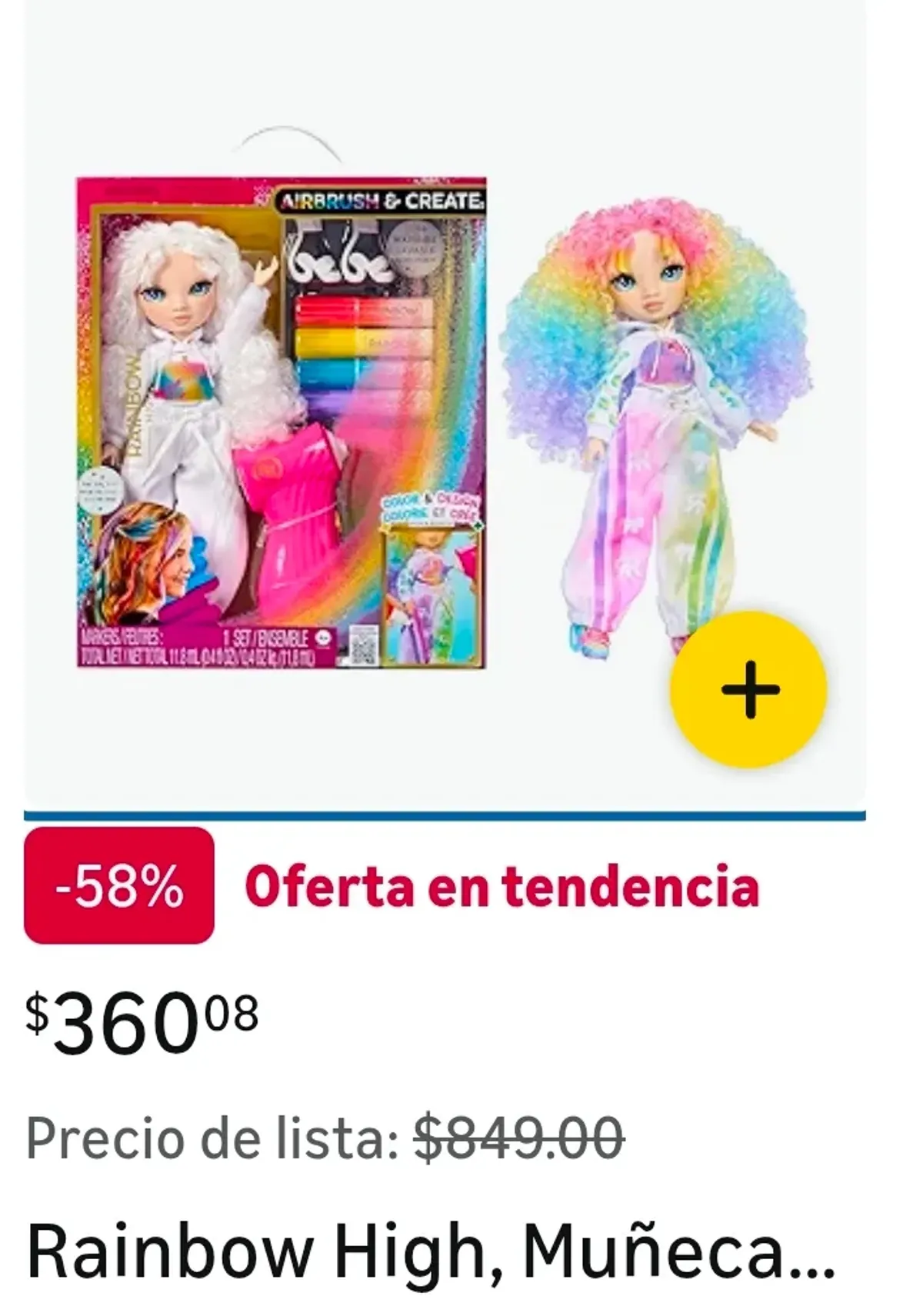 REMATE DE RAINBOW HIGH