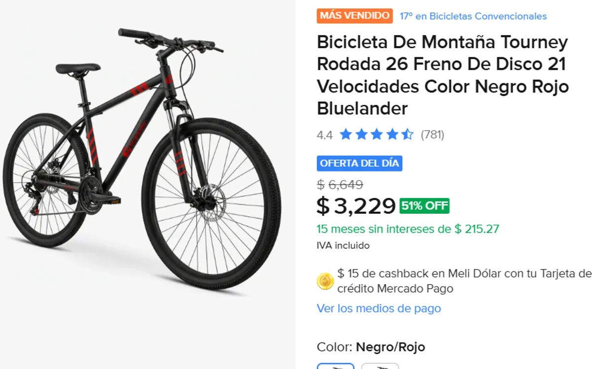 Bicicleta De Montaña Rodada 26 