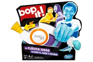 Hasbro Gaming Bop It! - Juego de Mesa electrónico de Golpear, Estirar y Girar para 1 o más Jugadores a Partir de los 8 años