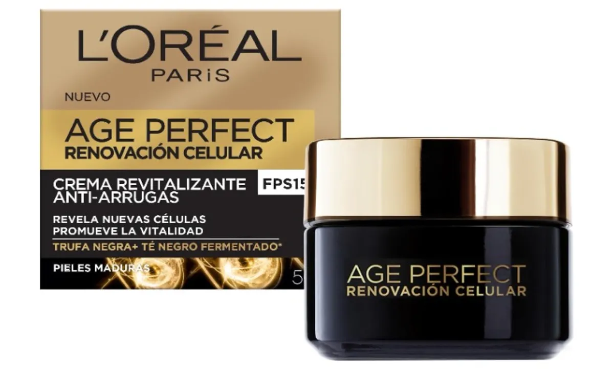 L'Oreal Paris, Crema De Día Anti-Arrugas Age Perfect Renovación Celular, 50Ml