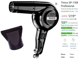 Timco SP-1500 Secadora Profesional