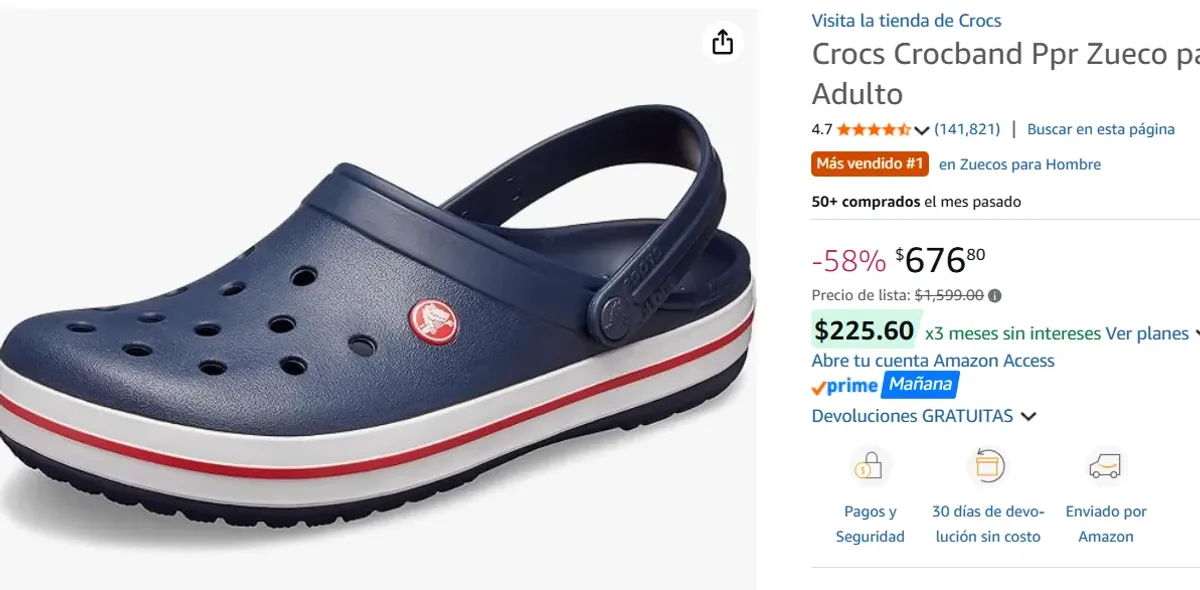 Crocs  Zueco 