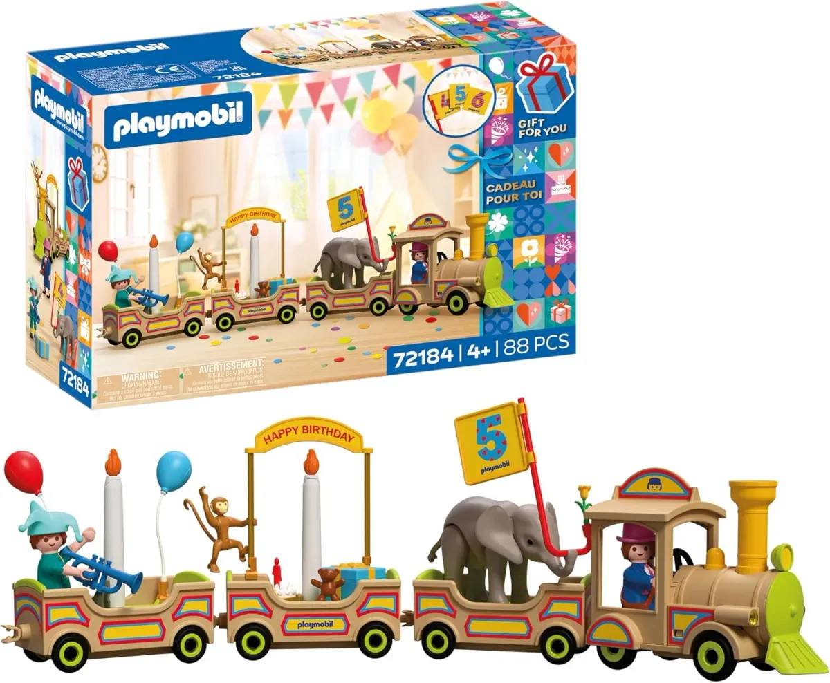 NUEVO TREN DE CUMPLEAÑOS PLAYMOBIL
