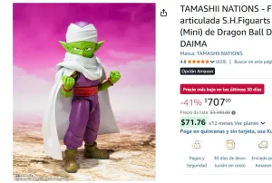 TAMASHII NATIONS - Figura articulada S.H.Figuarts Piccolo (Mini) de Dragon Ball DAIMA -DAIMA