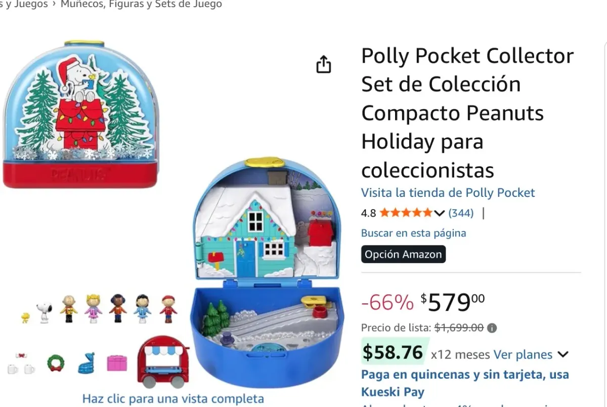 POLLY POCKET DE SNOOPY