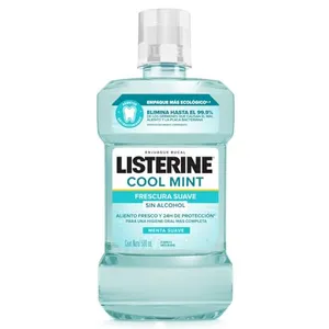 Listerine, Enjuague Bucal Cool Mint Zero Alcohol 500 Ml