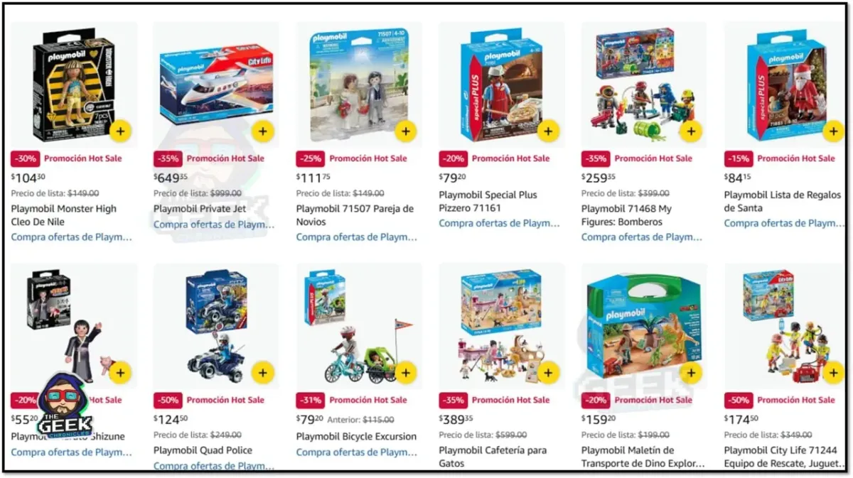 UN CHIIIINGO DE OFERTAS DE PLAYMOBIL PARA SURTIRSE ESTE HOT SALE!!!