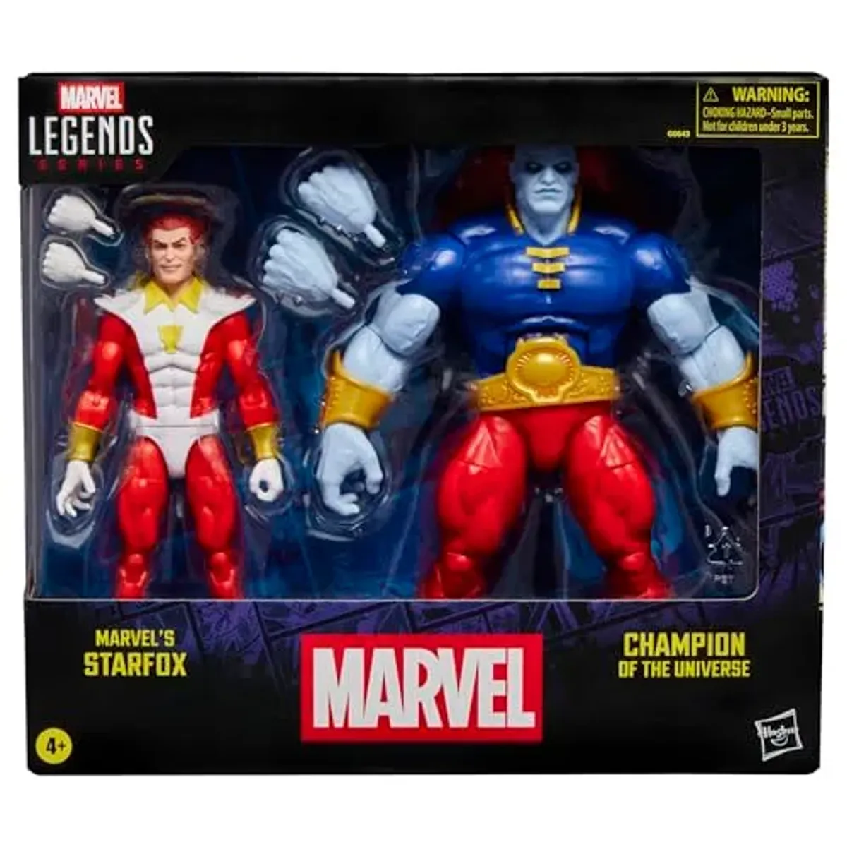 Marvel Legends Series Marvel’s Starfox & Champion of The Universe, Dos Figuras de acción de 15 cm