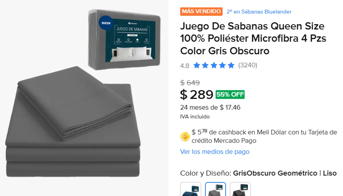 Sabanas Queen Size 