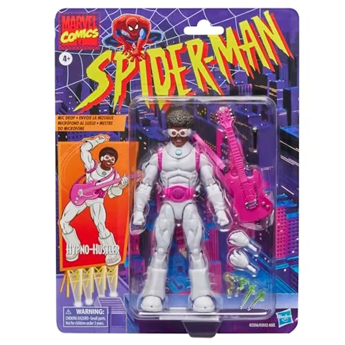 Marvel Legends Series, Hypno-Hustler, Figura Retro Coleccionable a Escala de 15 cm Inspirada en los cómics de Spider-Man