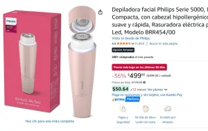 Depiladora facial 