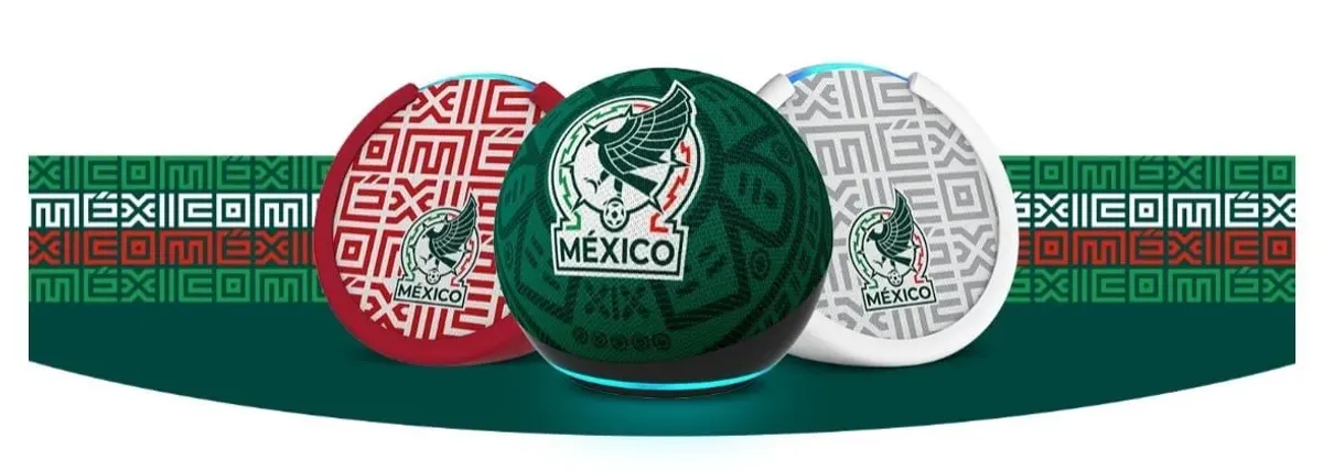 YA DISPONIBLES LAS NUEVAS ECHO POP Y ECHO DOT EDICIÓN LIMITADA DE LA SELECCIÓN MEXICANA!!!! 