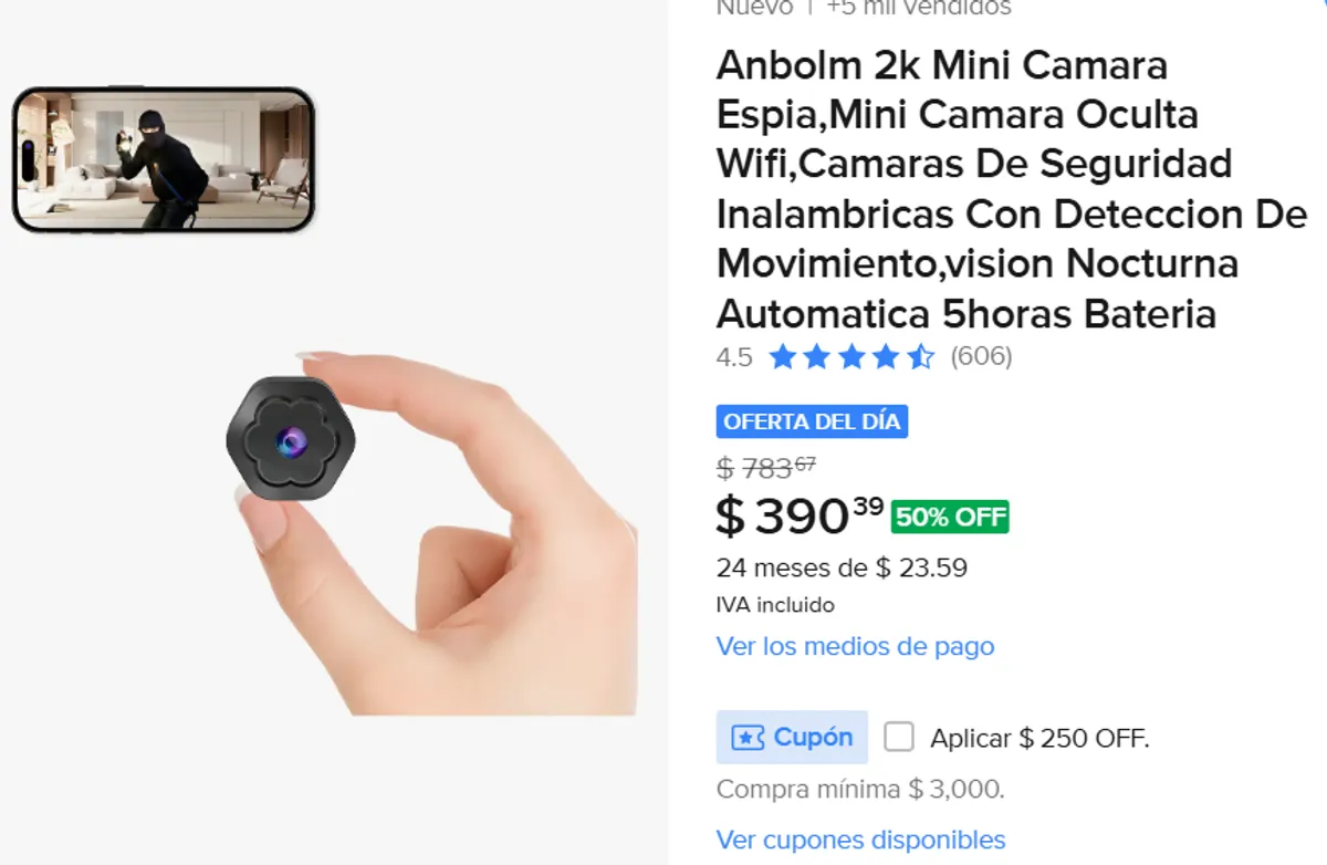 Mini Camara Espia