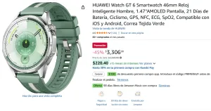 Smartwatch 46mm Reloj Inteligente Hombre