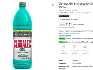 cloro Desinfectante 950ml