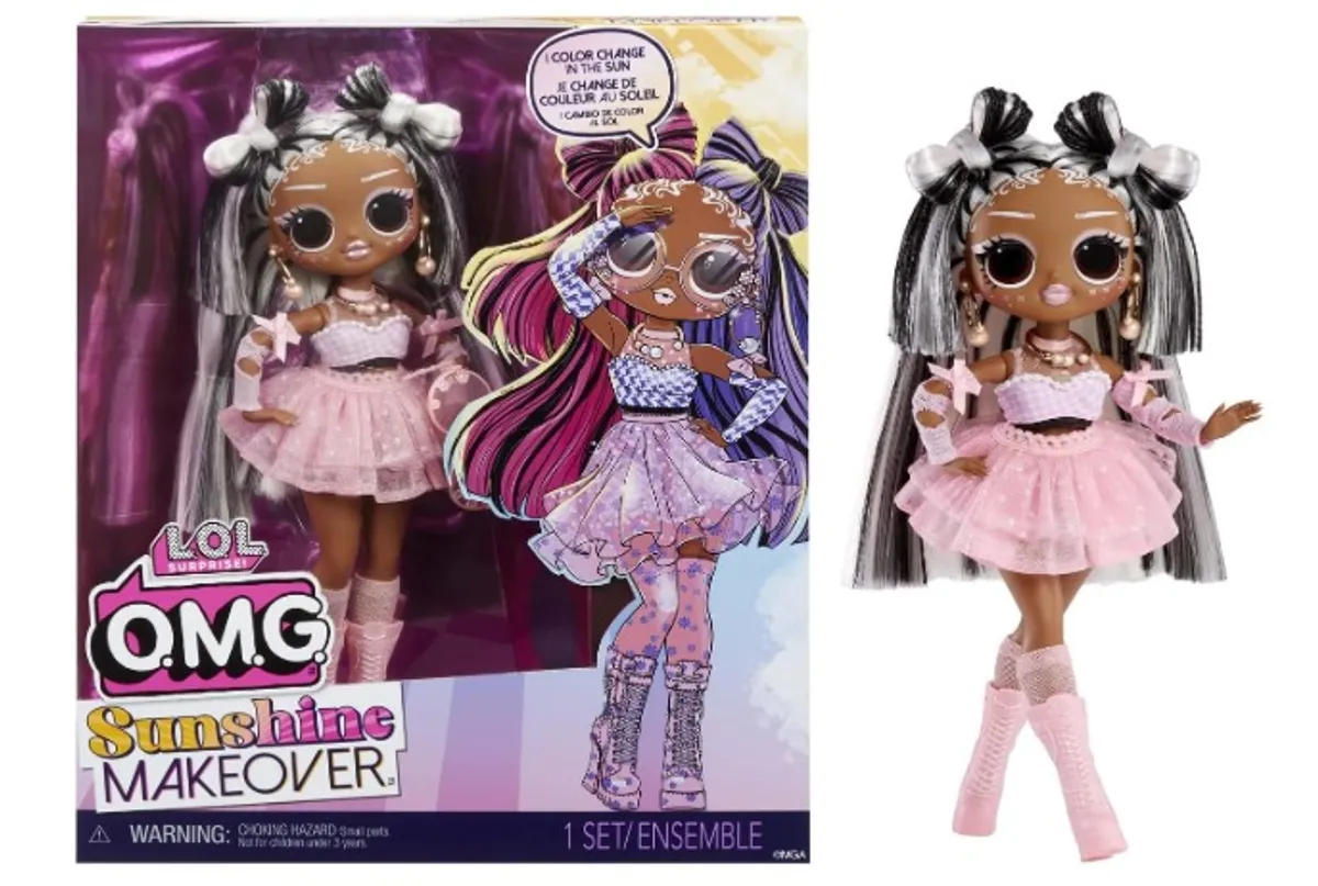 Muñeca L.O.L. Surprise! Sunshine Makeover SWITCHES - Cambio de Color y Estilo Preppy-Atrevido - Edición Especial con Accesorios y Moda Transformable