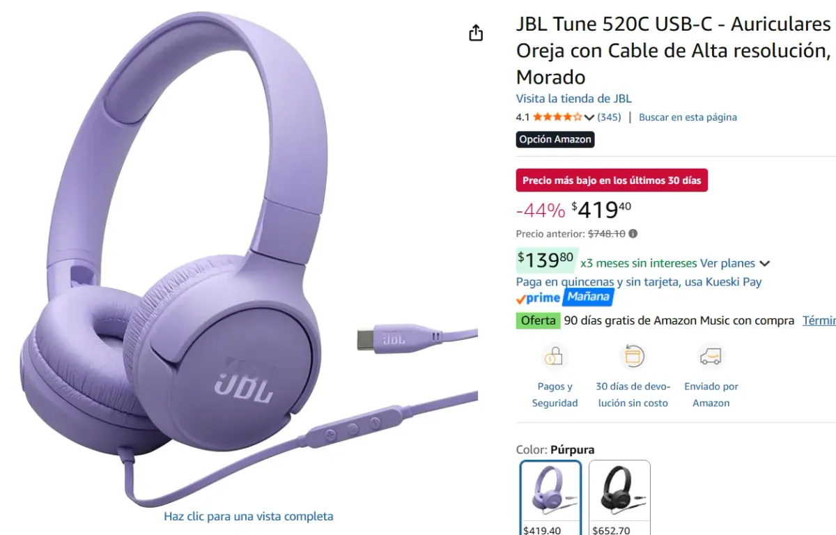 JBL Tune 520C 