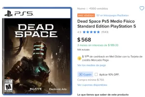 DEAD SPACE BAJA MAS CON EL CUPON “BALON10”