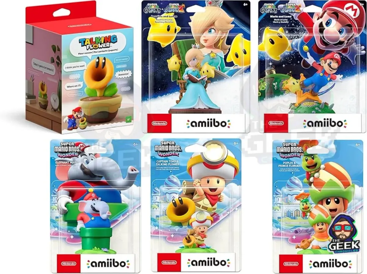 YA DISPONIBLES PARA ENVÍO LOS AMIIBOS DE MARIO GALAXY Y TAMBIEN LOS DE MARIO WONDER!!!!
