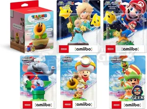 YA DISPONIBLES PARA ENVÍO LOS AMIIBOS DE MARIO GALAXY Y TAMBIEN LOS DE MARIO WONDER!!!!