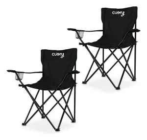 Set 2 Sillas De Playa Plegable Portátil Cuory Plegable