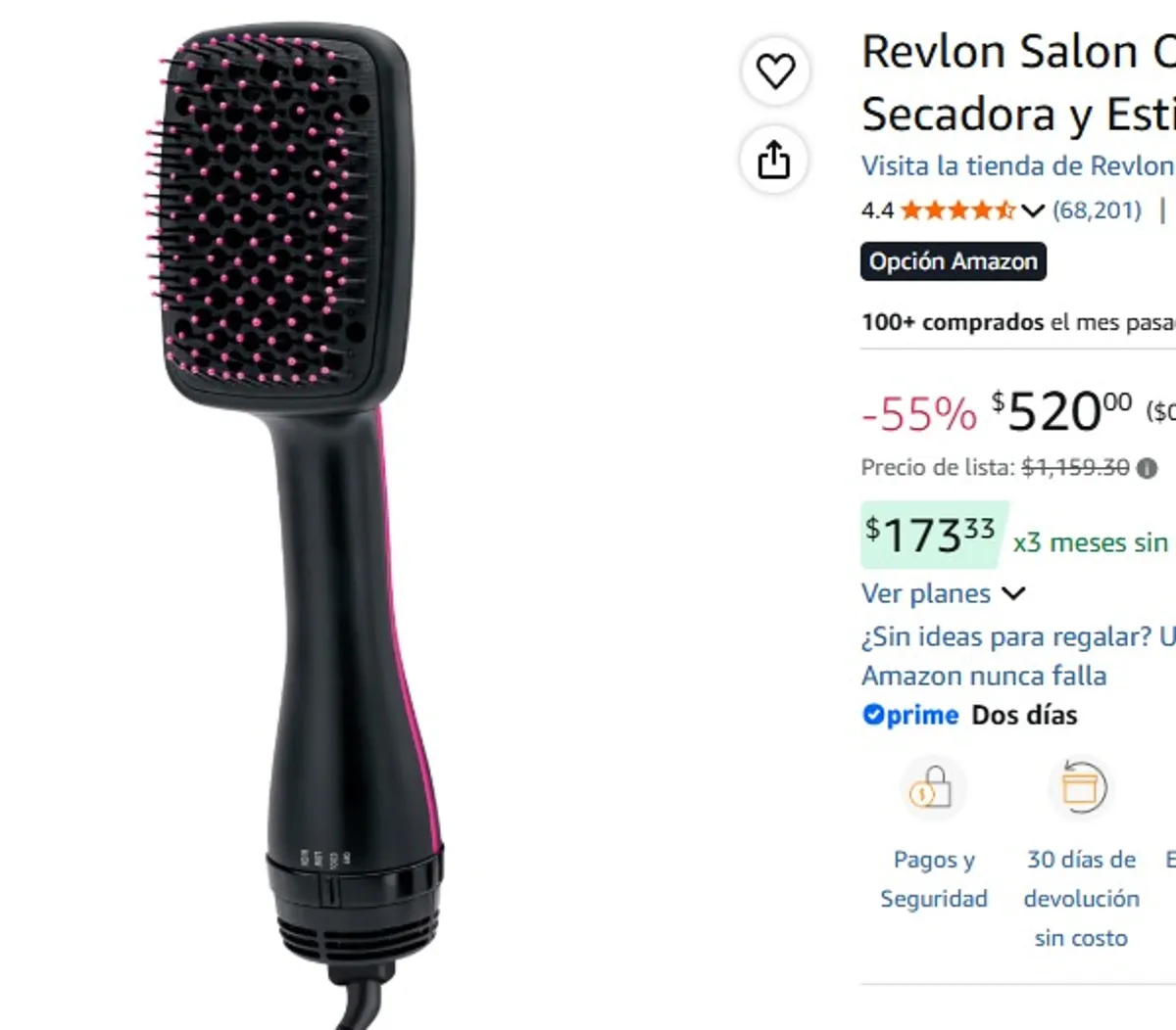Revlon Salon One-Step Secadora y Estilizadora