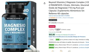 Suplemento Alimenticio -60 cápsulas