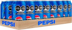 Pepsi Cola Refresco de Lata de 355 mililitros. Paquete de 24 latas