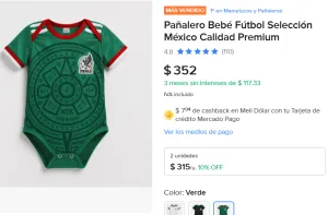 Pañalero Selección México 