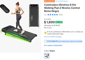 Caminadora Eléctrica 6 Km
