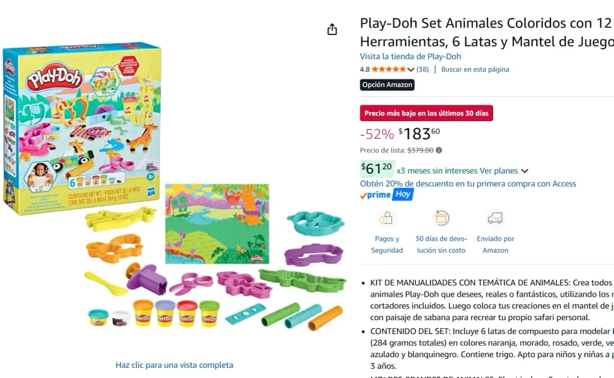 Play-Doh Set Animales 