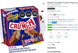 Chocolate Crunch Crisp 6 pz 