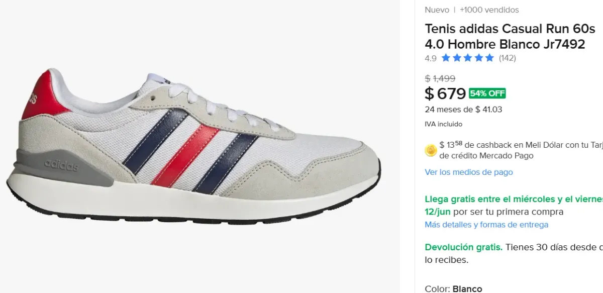 Tenis adidas 