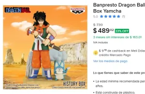 Banpresto Dragon Ball History Box Yamcha
