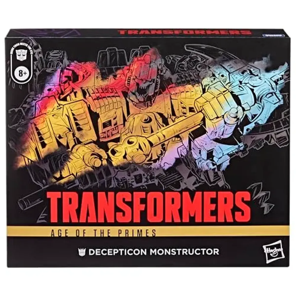 Transformers Age of The Primes Decepticon Monstructor, Set de Figuras Combiner, 6 Figuras de acción de Monstruos, Juguetes de Robots para niños a Partir de 8 años