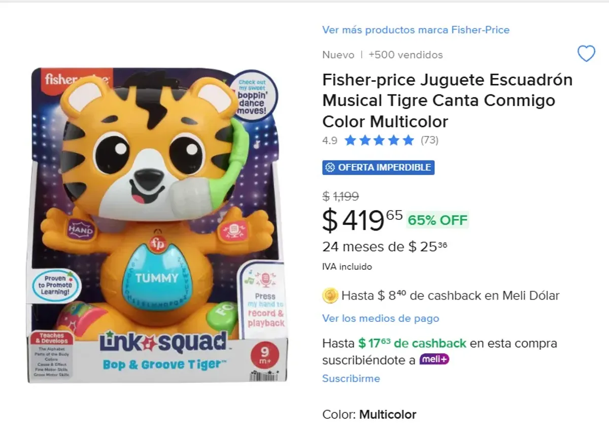 REMATE DE TIGRE MUSICAL