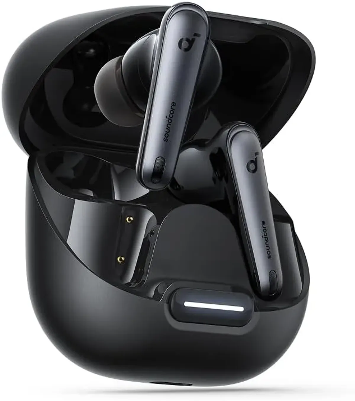 Anker Soundcore by Liberty 4 NC Audífonos Inalámbricos, Cancelación de Ruido Adaptativa hasta 98.5%, Hi-Res Audio, hasta 50h de Reproducción, Carga Inalámbrica, Bluetooth 5.3, Regalos para mamá