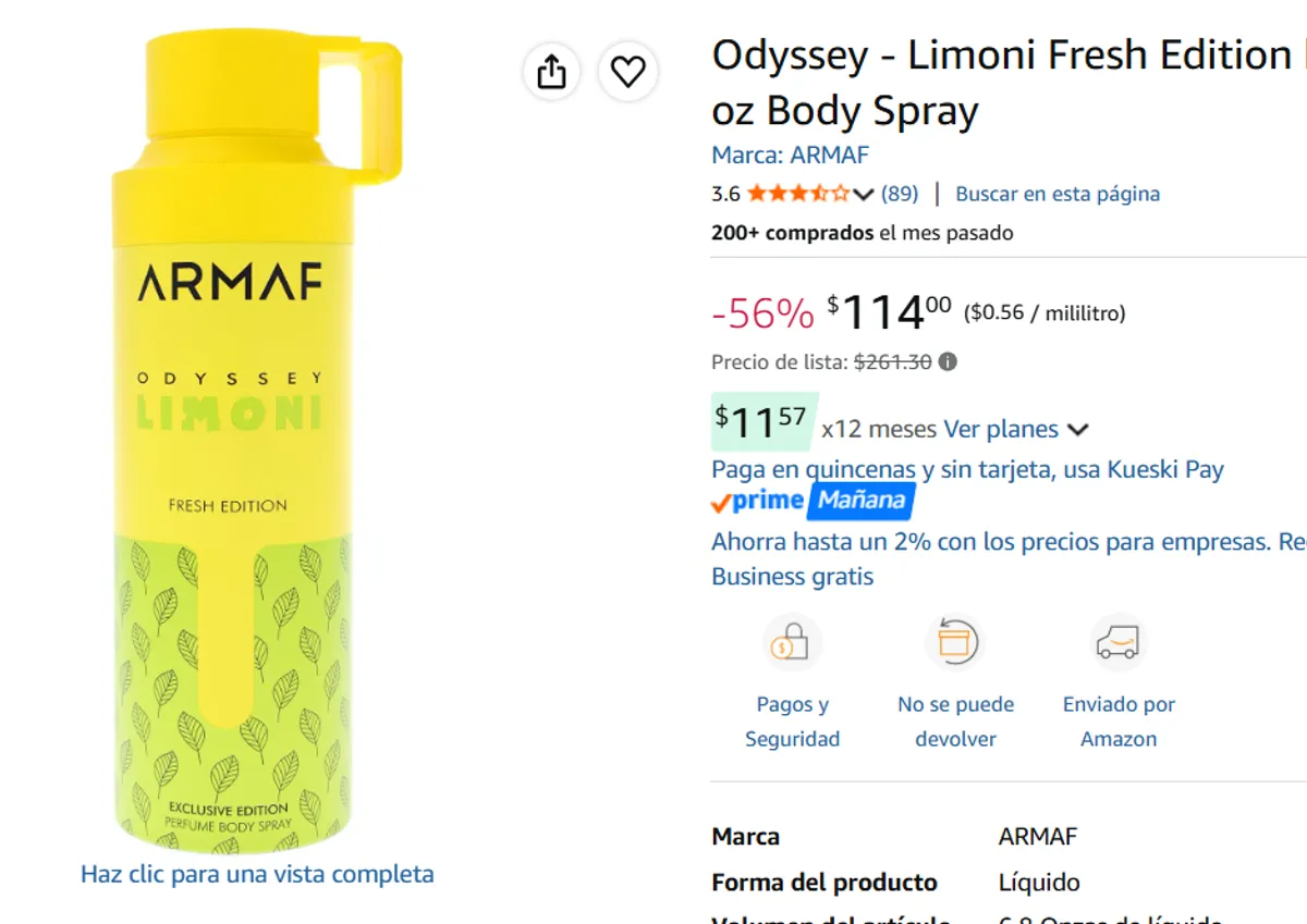 Odyssey - Limoni Fresh Edition by Armaf 