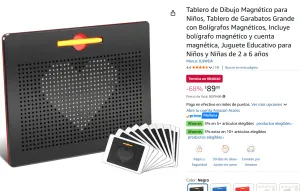 Tablero de Dibujo Magnético para Niños