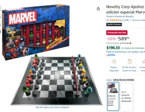 LIQUIDACIÓN DE AJEDREZ DE MARVEL