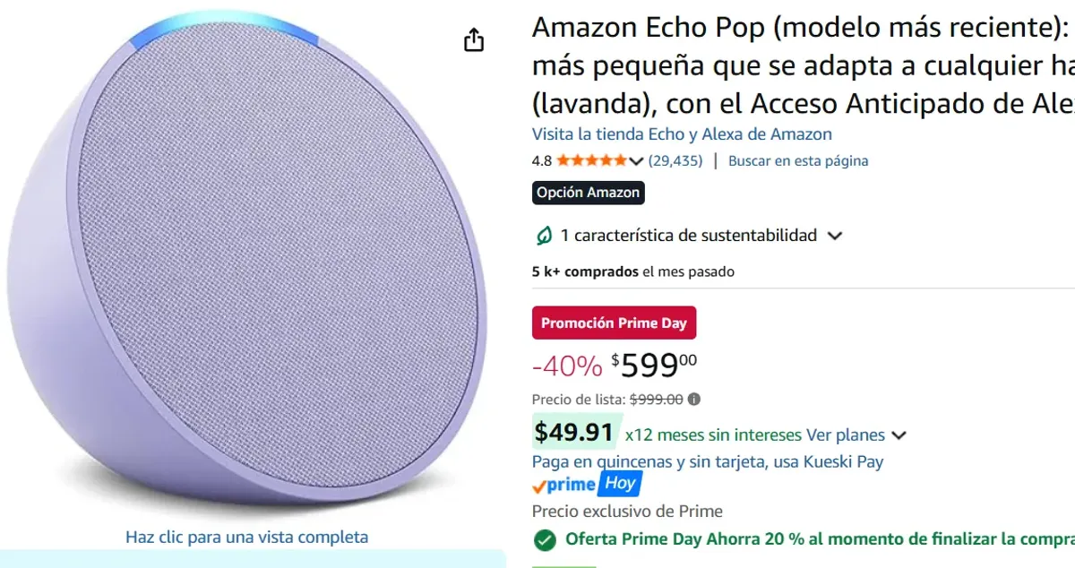 Amazon Echo Pop 