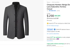 Chaqueta Hombre Abrigo 