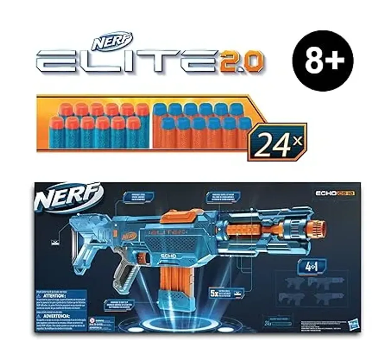 LANZADOR NERF ELITE 2.0 