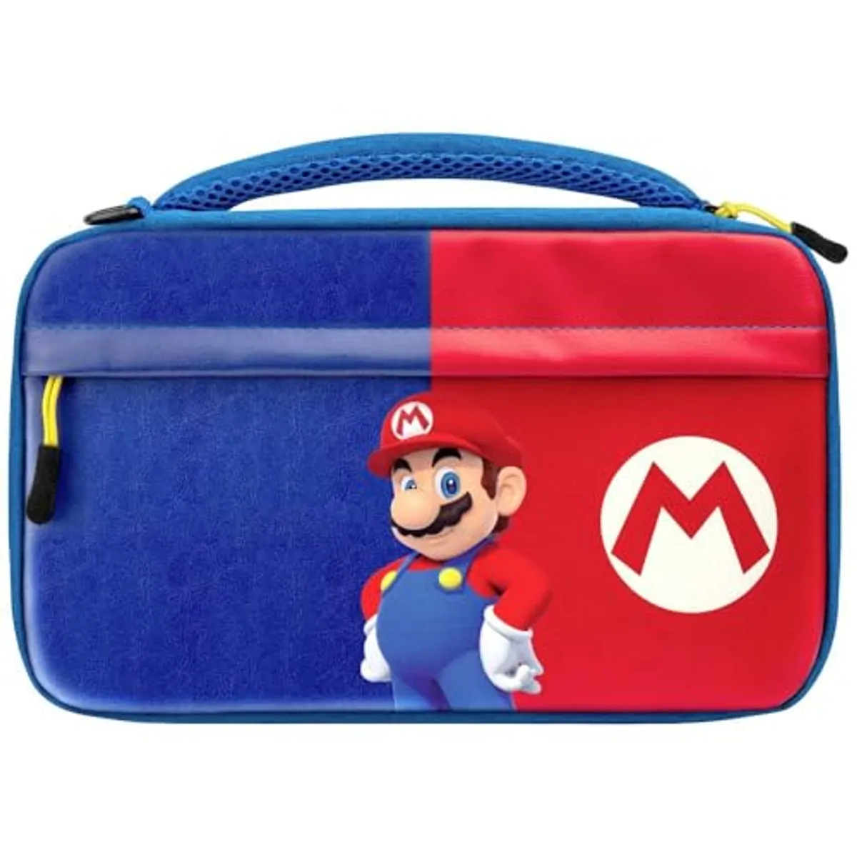 PDP Funda para juegos con licencia oficial Switch Commuter – Mario – Protección semirrígida – Piel sintética protectora – Capacidad para 14 juegos y consola – Funciona con Switch OLED y Lite – Perfecto para niños y viajes